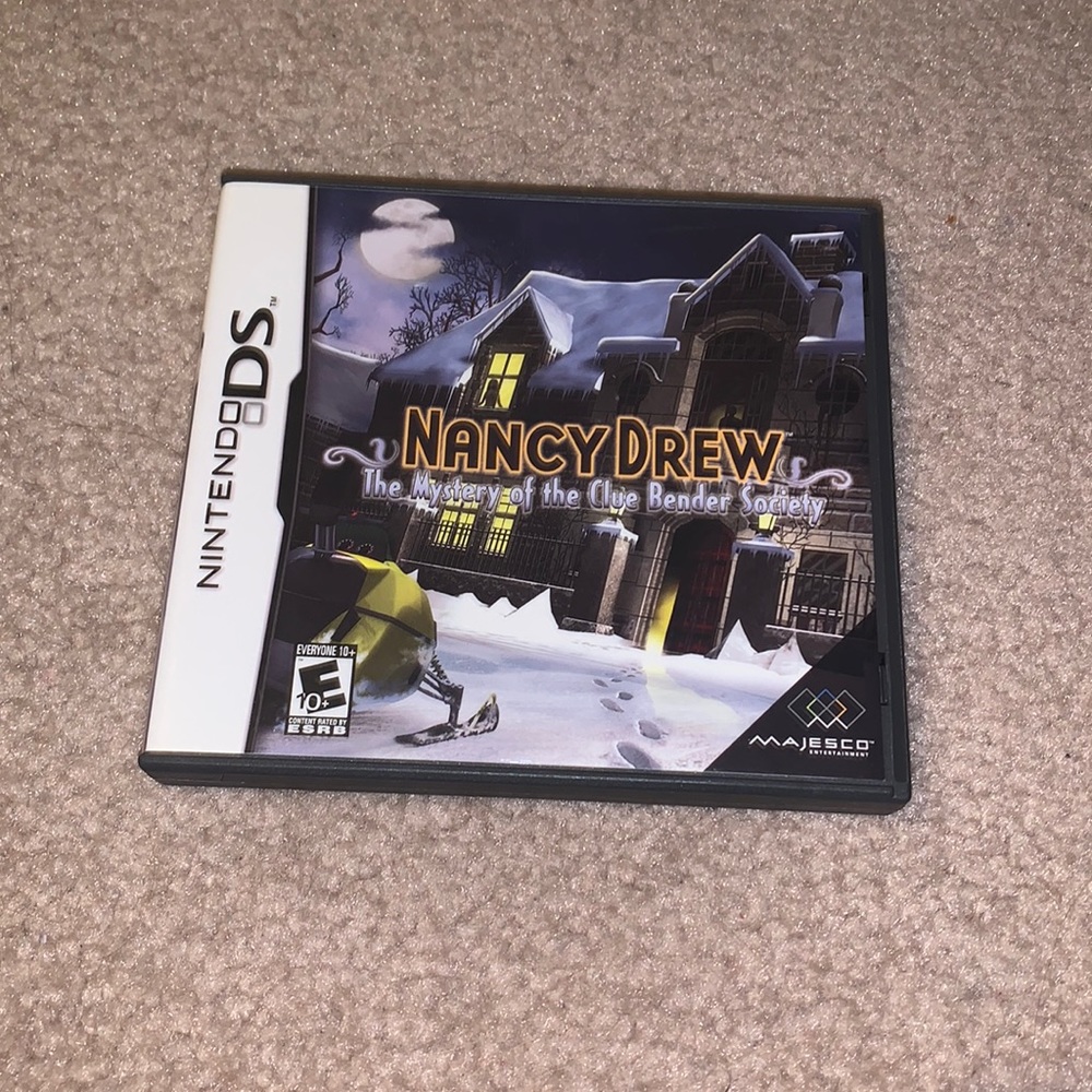 Nintendo DS Nancy Drew The Mystery of the Clue Bender Society